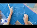 36size cross cutting blouse cutting ✂️💯 easy method for beginners