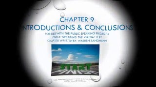 Chapter 9 - Introductions & Conclusions