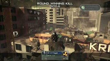 MW2 No Scope Suicide Shot HighRise off of Crane
