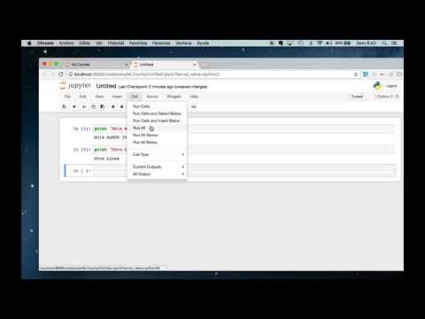 Jupyter para desarrollo de Machine Learning con Python