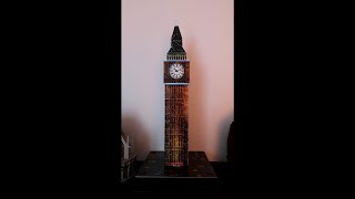 3D Puzzle Big Ben Timelapse