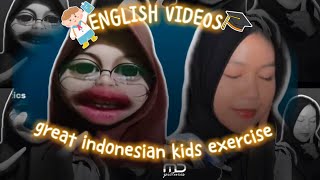 Video bahasa Inggris|| Latihan Anak Indonesia Hebat