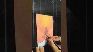 Diy Amazing Portrait | How To Make Acrylic Lightning Portrait | #Shorts #Art #Youtubeshorts