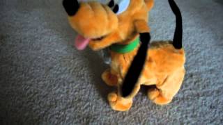 Walking, Talking Disney Pluto...