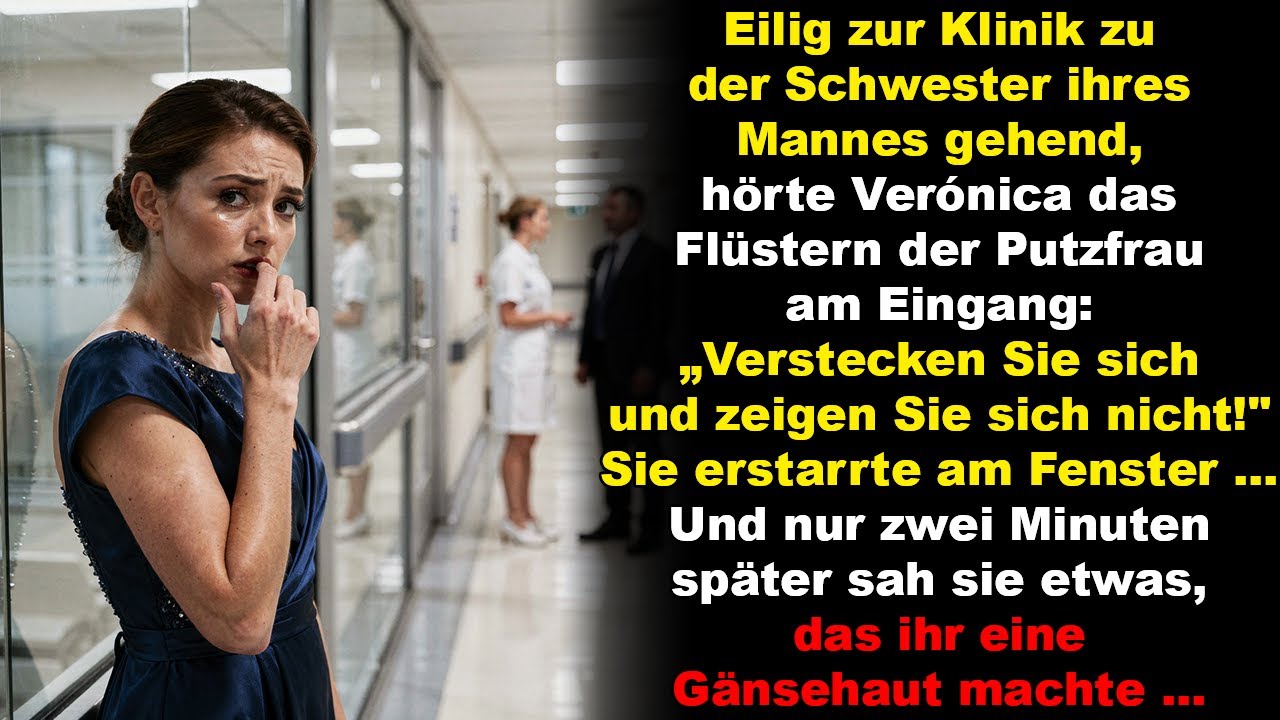 Die Putzfrau flüsterte: „Versteck dich!“ – Verónica sah durchs Fenster etwas, das sie frösteln ließ…