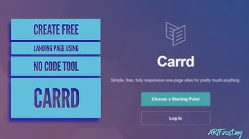 How to create a countdown landing page with Carrd - absolutely fast and free!