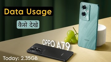 How to Show Data Usage in Oppo A79 5G | OPPO A79 me Data Use Kaise Dekhe