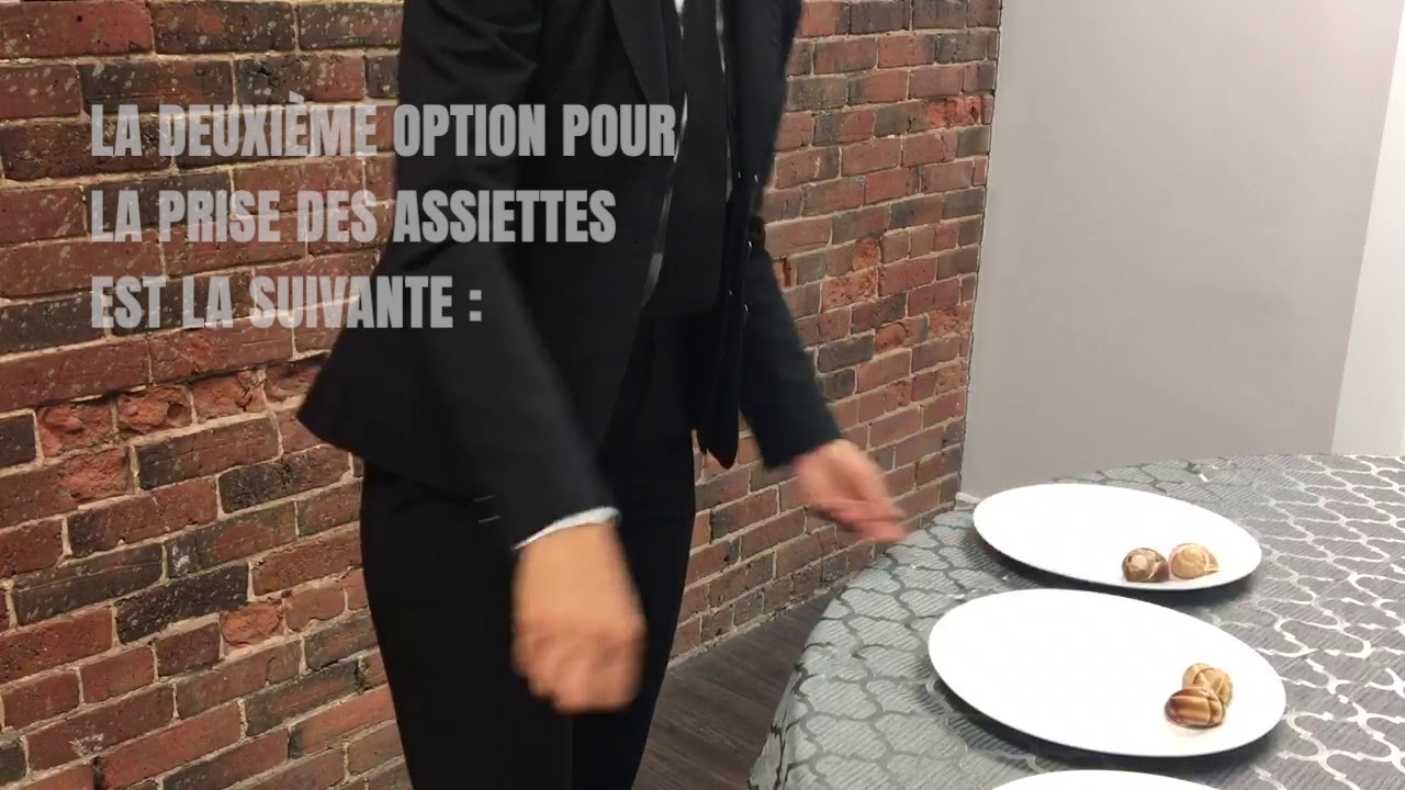 Les trucs Sacrée Soirée : La prise des assiettes