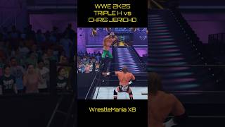 WWE 2K25 CHRIS JERICHO vs TRIPLE H mod Gameplay #wwe2k25 #wwe2k25gameplay #tripleh #chrisjericho