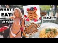 WHAT I EAT IN A DAY // TRYING TO BE HEALTHY!! QUICK VEGE//PESCATARIAN MEALS!