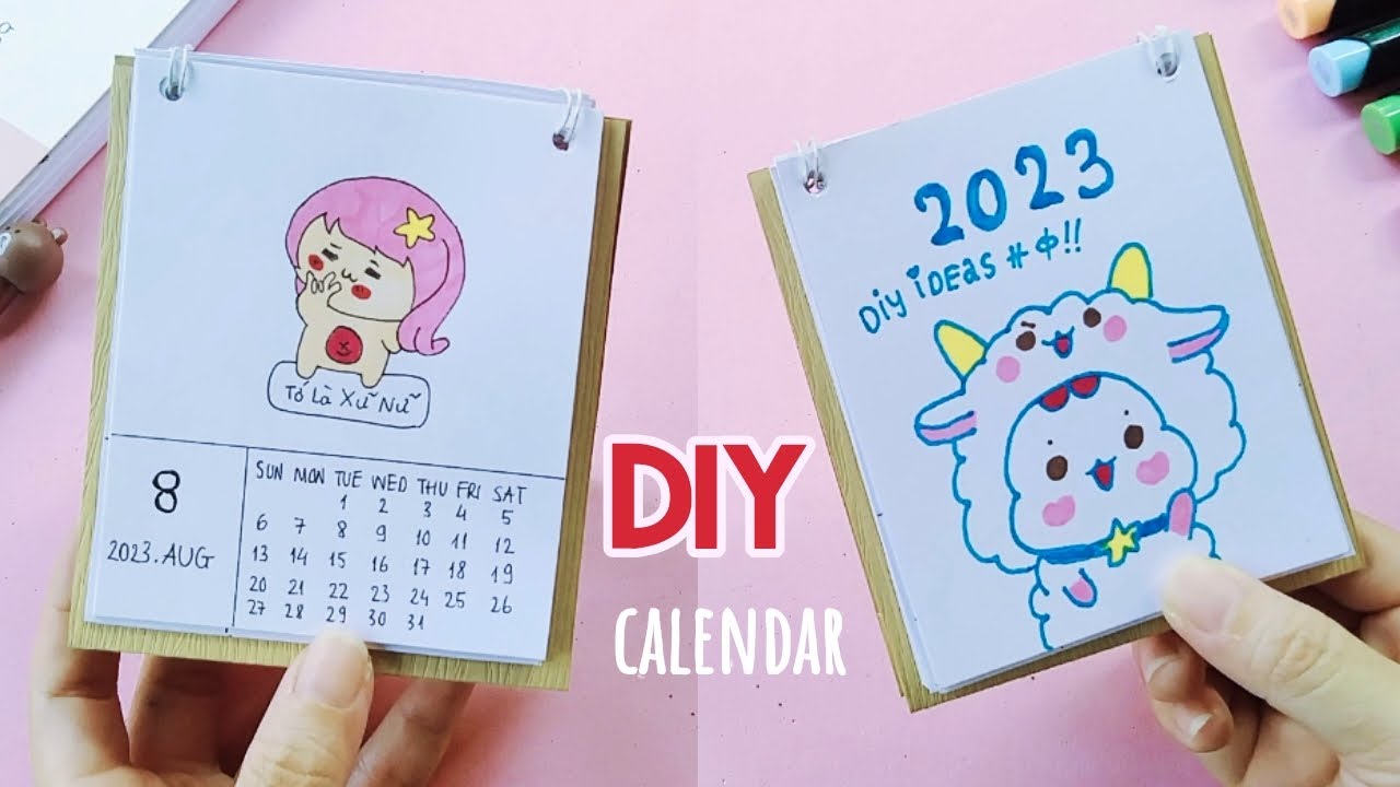 L ch B n Mini 12 Cung Ho ng o How To Make A Desk Calendar l-ch-b-n-mini-12-cung-ho-ng-o-how-to-make-a-desk-calendar