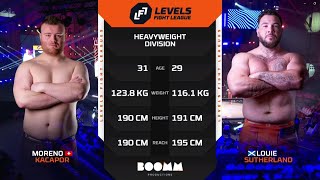 LFL 9 Full Fight: Moreno Kacapor VS Louie Sutherland