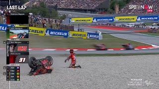 Last Lap Penuh Drama, Pecco Crash! Marc Marquez Kasih Paham Bocil - Sprint Race [MotoGP Catalunya]