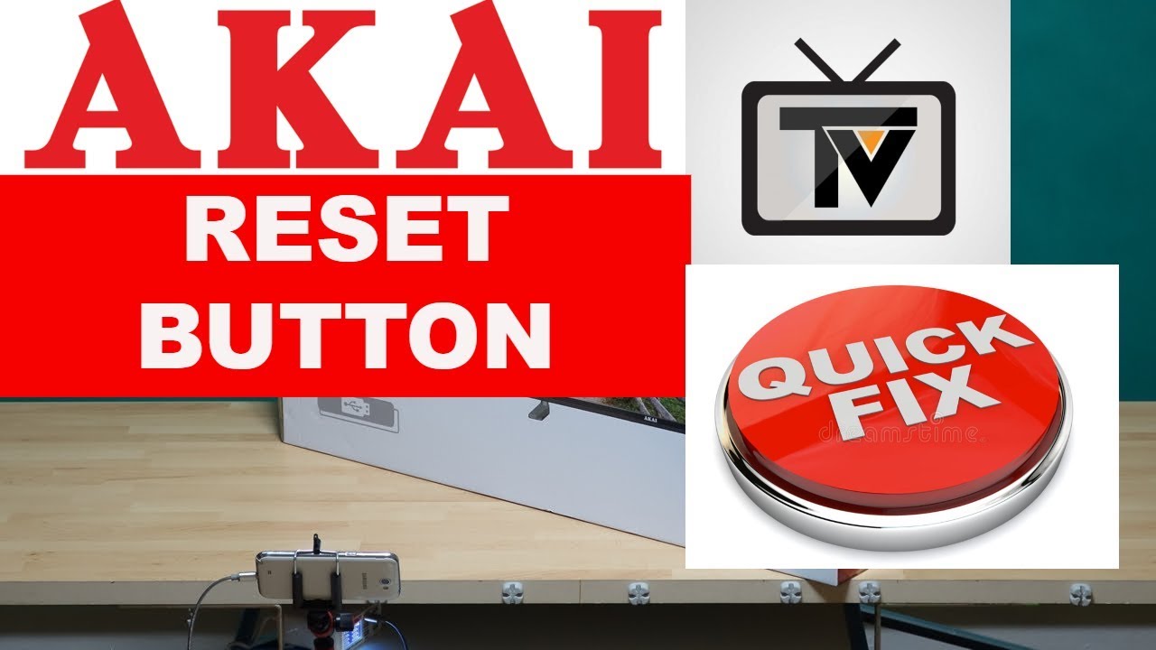 How to Find the Reset Button on an Akai TV AKAI TV Problems & Solution JOIN NETFLIX YouTube