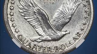 1916 25C Standing Liberty Quarter, Judd-1989, Pollock-2050, R.8, PR61 NGC.