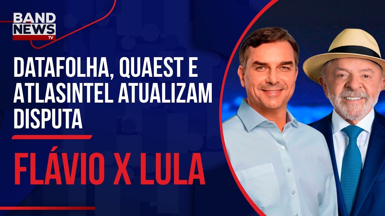 Flávio x Lula: BandNews TV analisa as últimas pesquisas do 2º turno