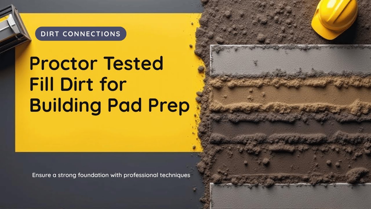 Rob Fill Pad Building Pad Prep with Proctor-Tested Fill Dirt | VA MD DC - YouTube