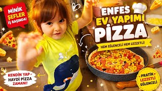 Meli̇nay Enfes Pi̇zza Yapti‼️ . ميليناي صنعت البيتزا