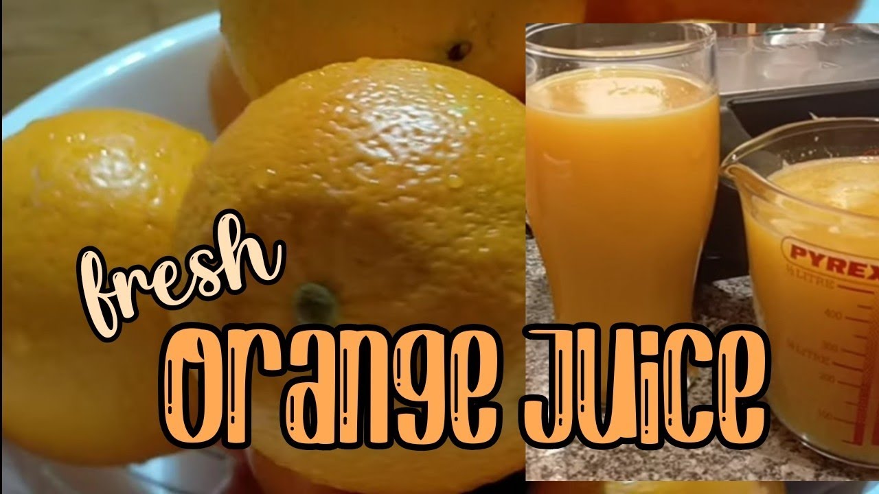 Fresh Orange Juice Cancer Journey After My First Chemo YouTube