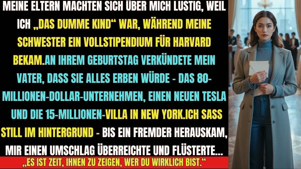 👉 „Mein Vater erniedrigte mich vor allen – Sekunden später änderte ein Umschlag mein Leben “