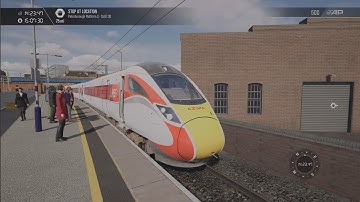 Train Sim World 4 ECML Doncaster to Peterborough Class 801 PS5 gameplay (with safety systems)