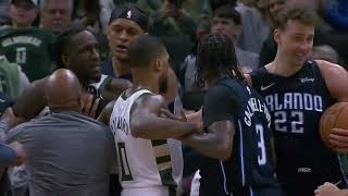 Damian Lillard ve Taurean Prince, Giannis’i arkadan ittiği için Franz Wagner’e kızdı