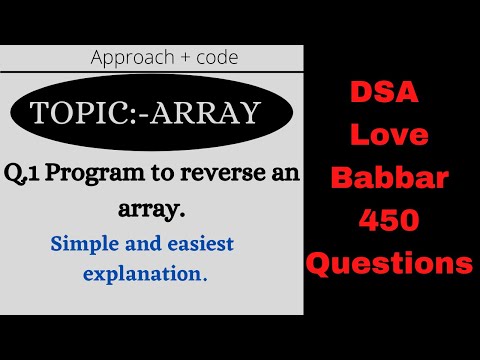 How To Reverse an Array in C || Array