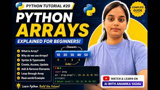 Python Arrays Explained with Examples | Easy Tutorial