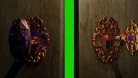 copyright free green screen Chroma Key Door Opening Copyright Free Video