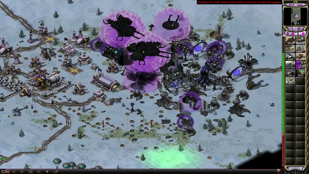 Red Alert 2 | Yuri's Revenge :Tempest Gatling defense in snow