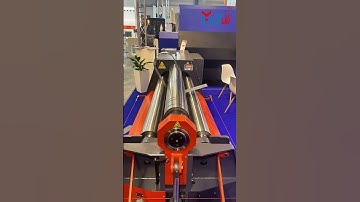 CNC four roller plate rolling machine for sale. #rollingmachine #rolling #shorts #machine