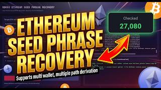 My Crypto Tool Collections: RDK03 Ethereum Seed Phrase Recovery