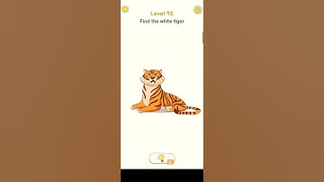 Delete Puzzle: Erase One Part Level 92 | Delete Puzzle: Erase One Part Find the white tiger