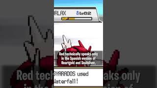 Every Time Red Speaks in Pokemon