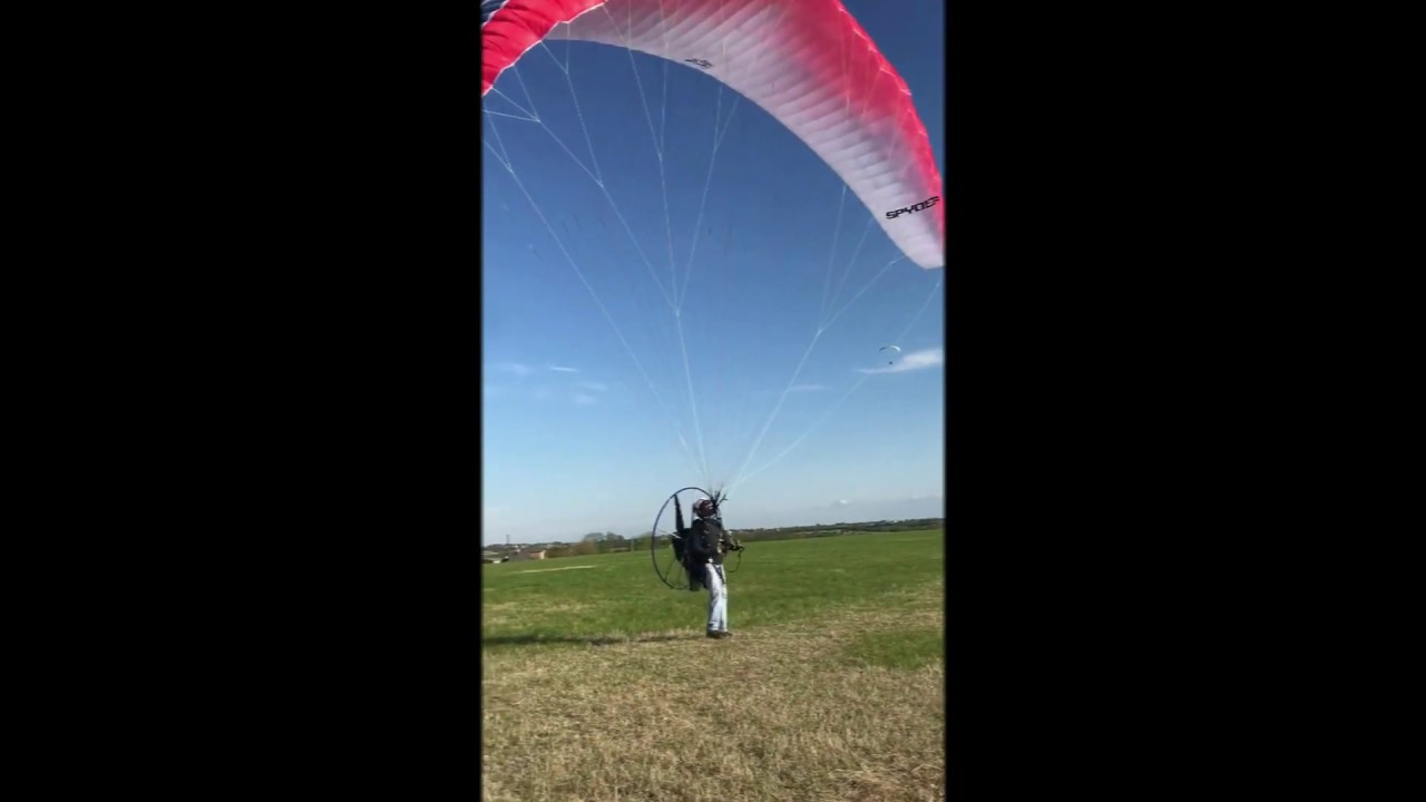 Paramotor Launch & Landing 4519 GLR Flying YouTube