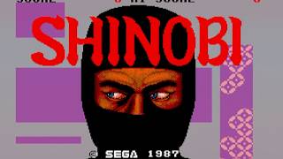 Master Everdrive V1 Update Os9 Megadrive Megaamp Power Base Mini Fm ...Shinobi Demo Play