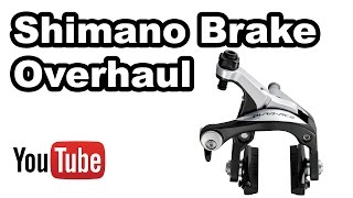 Shimano rim brake caliper Service, overhaul and maintenance  (Dura-Ace, Ultegra, 105, Sora, Tiagra)