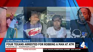 Four arrested for ATM robbery