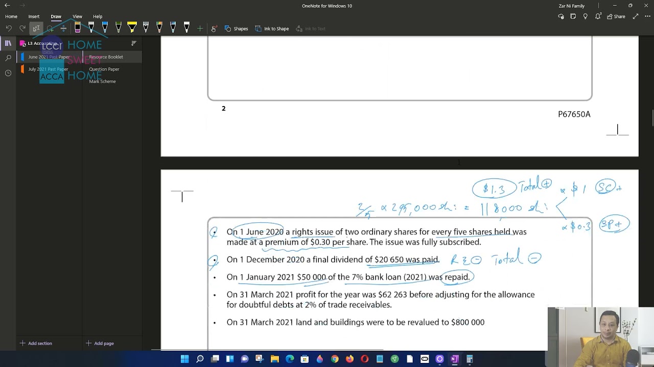 No: 1 Level 3 Acc June 2021