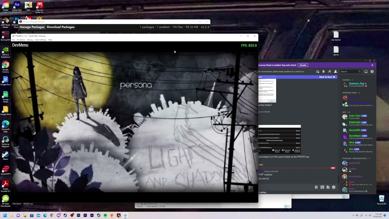 Running the Persona Music Restoration with the Aemulus Package Manager