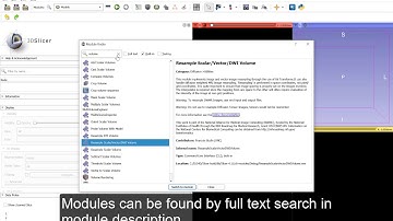 New module finder in 3D Slicer