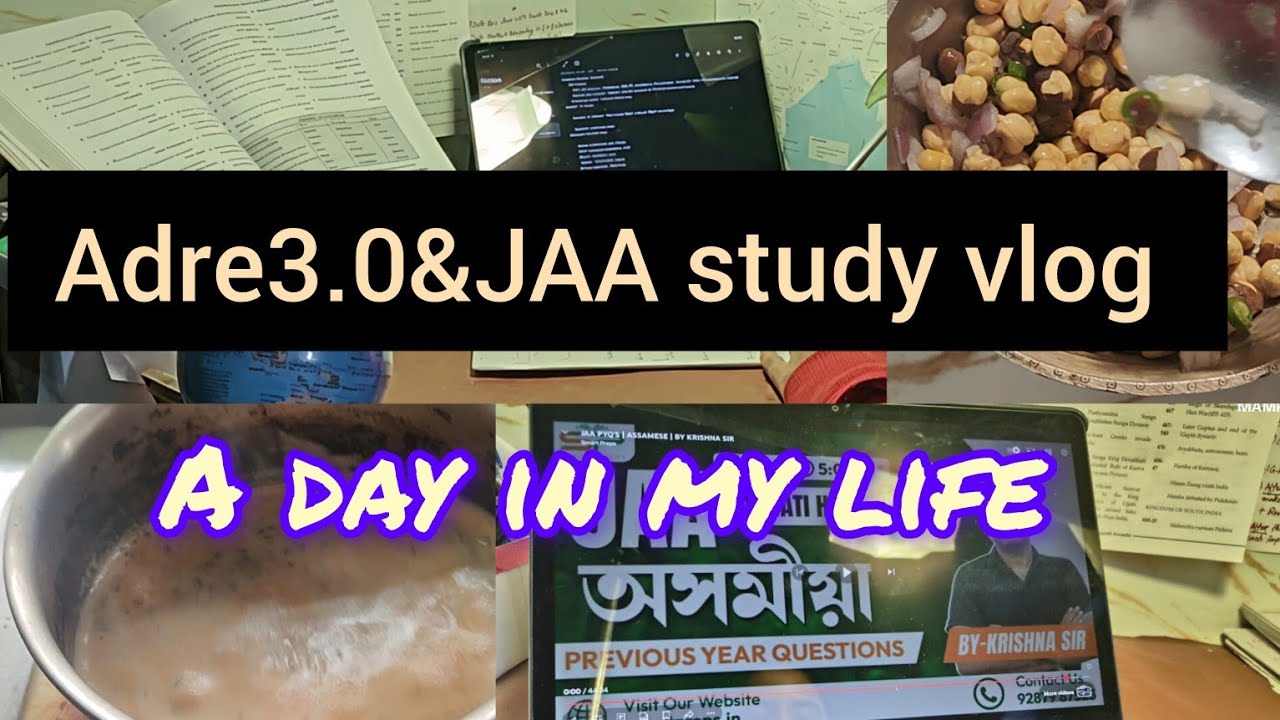 ADRE 3.0 / JAA Study Vlog📚— Preparing hard for the upcoming government exam🔥📖||11||