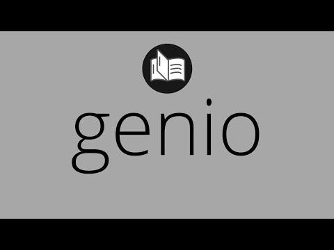 Video: ¿Cuál es el significado de genio?
