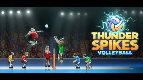 Thunder Spikes Volleyball - Arcade Sport - Get that Defense Going