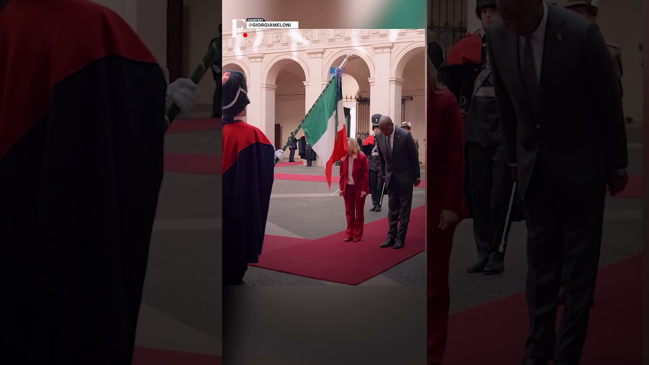 Watch: Meloni’s Meeting With “Tall” Mozambique President Goes Viral | N18G