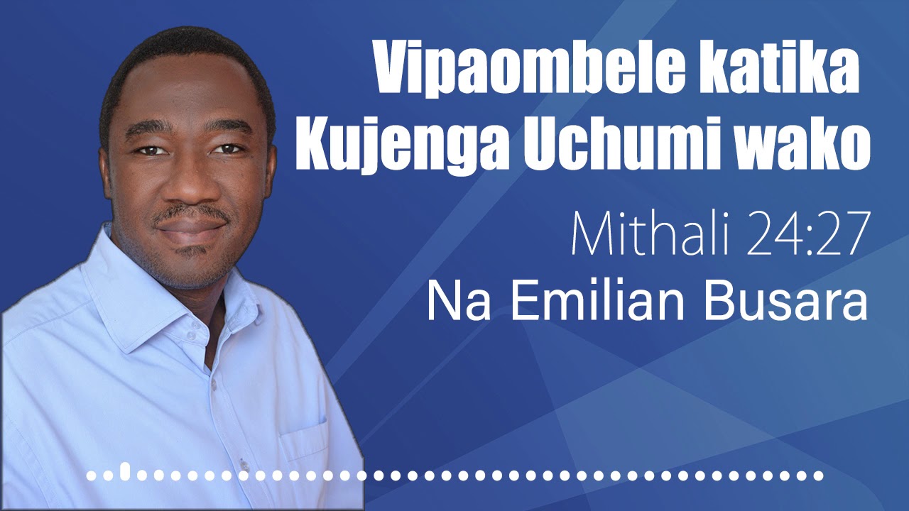 Vipaombele katika kujenga uchumi binafsi na Emilian Busara