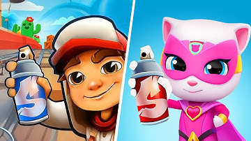 Subway Surfers VS Talking Tom Hero Dash, Gameplay Adventure Subway Surfers, Subway Surfers Game