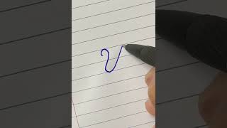 Capital Letter Y Cursive Handwriting