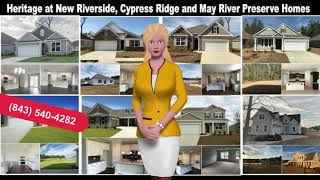 Heritage at New Riverside, Cypress Ridge and May River Preserve Homes