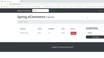 Proyecto eCommerce: Mostrar el carrito desde la opción carrito del menú 28